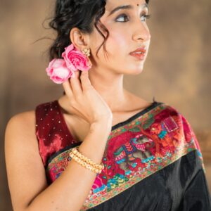 Black Kashmiri Jamewar